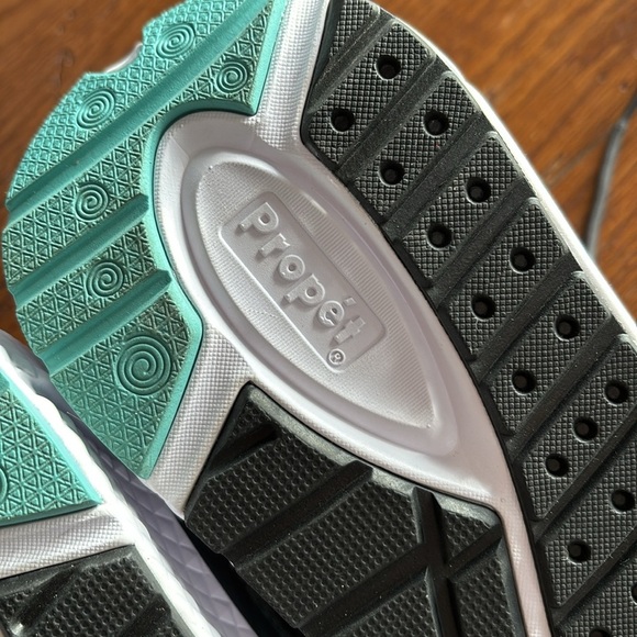 Propet Ultra Walking Shoe Women’s Grey/Mint Supportive Sneaker Size 12 Narrow - Picture 7 of 13